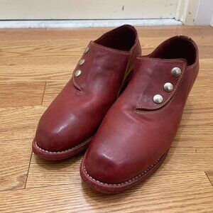 Guidi 902 Red Horse Leather Low Heel Shoe